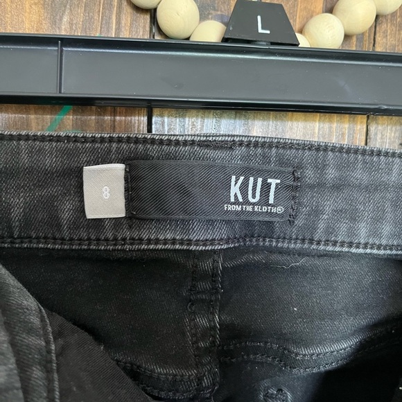 Kut from the Kloth High Rise Skinny Ankle Connie Black Jeans, Women’s Sz 8 - Picture 9 of 12